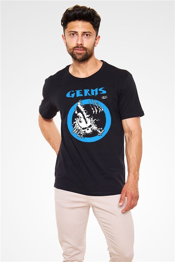 Germs Black Unisex T-Shirt