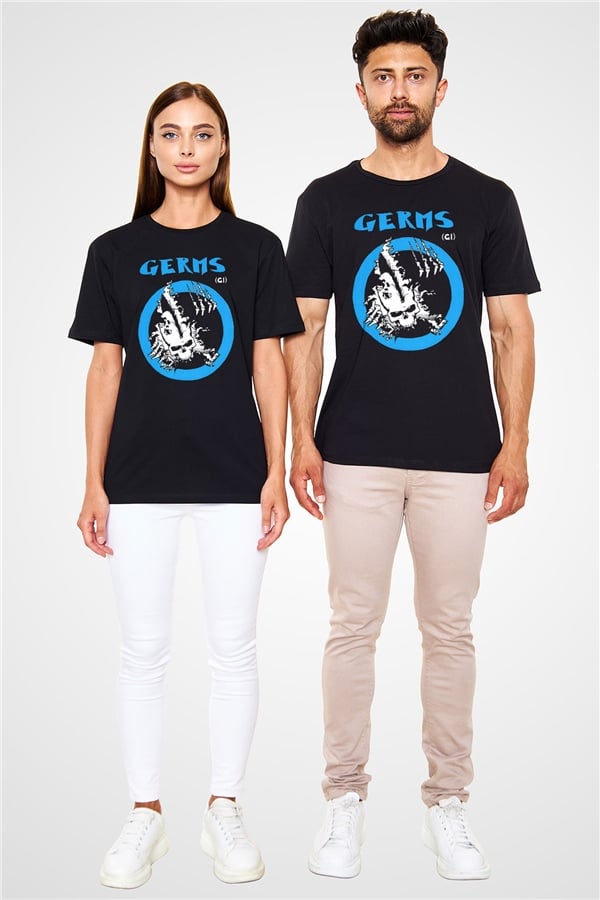 Germs Black Unisex T-Shirt