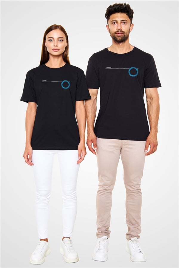 Germs Black Unisex T-Shirt