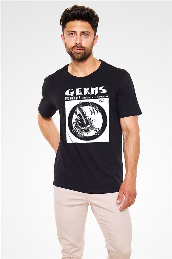 Germs Black Unisex T-Shirt