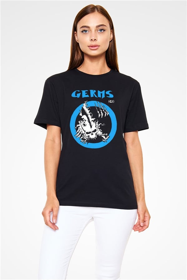 Germs Black Unisex T-Shirt