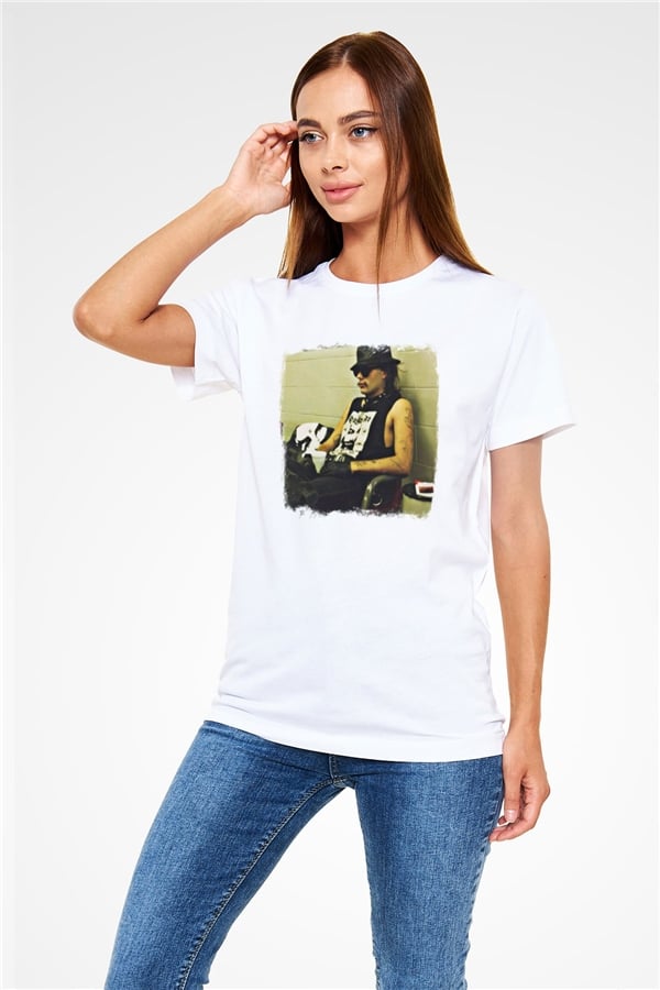 GG Allin Printed Unisex White T-Shirt