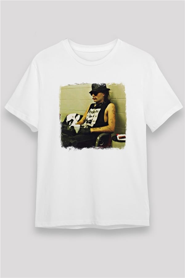 GG Allin Printed Unisex White T-Shirt