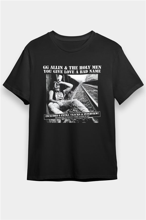 GG Allin Black Unisex T-Shirt