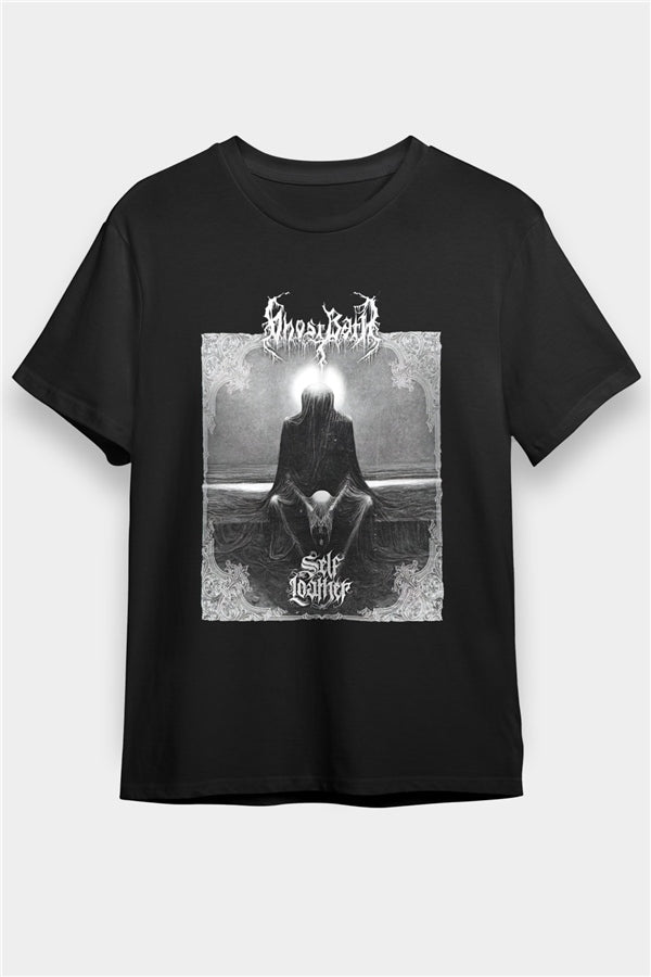 Ghost Bath Printed Unisex Black T-Shirt