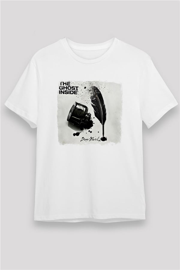Ghost Inside Printed Unisex White T-Shirt