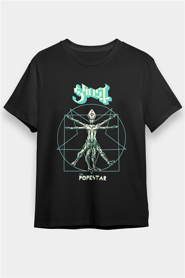 Ghost Black Unisex T-Shirt
