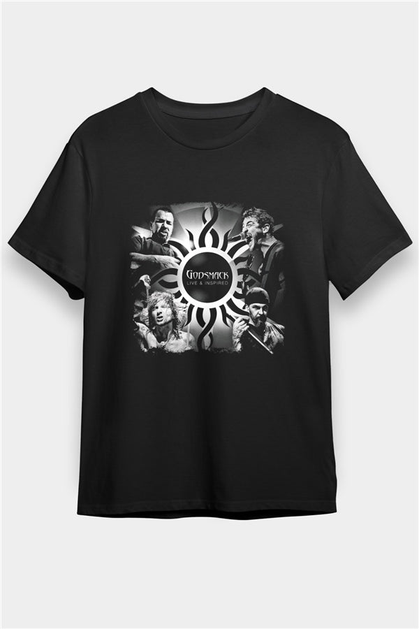 Godsmack Printed Unisex Black T-Shirt