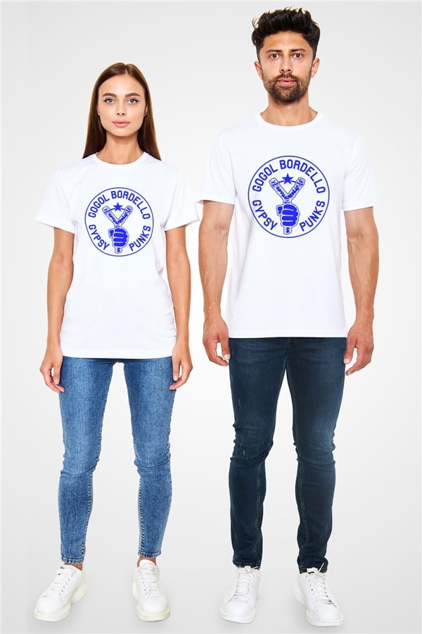 Gogol Bordello White Unisex T-Shirt