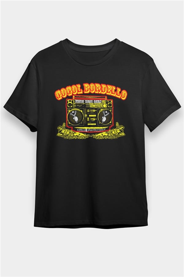 Gogol Bordello Black Unisex T-Shirt