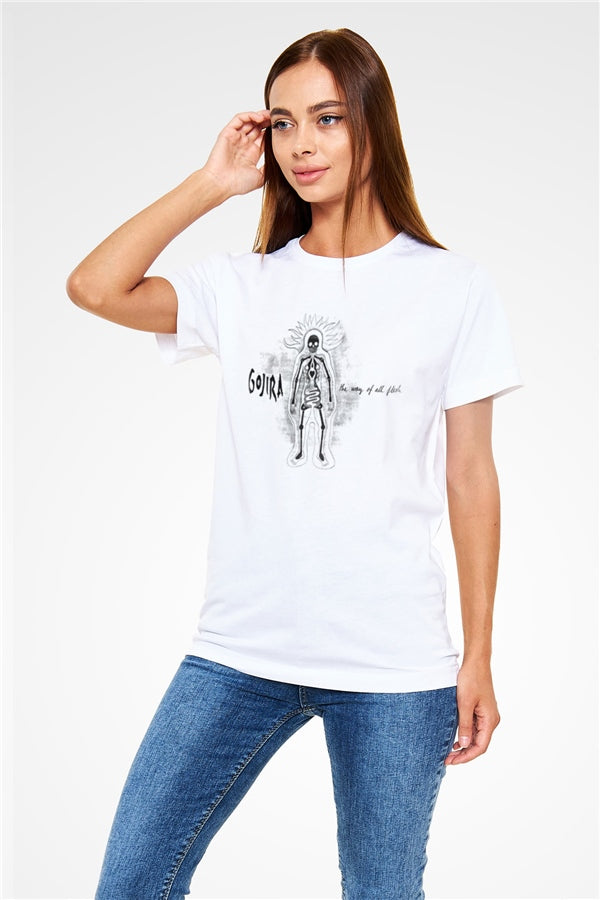 Gojira White Unisex T-Shirt