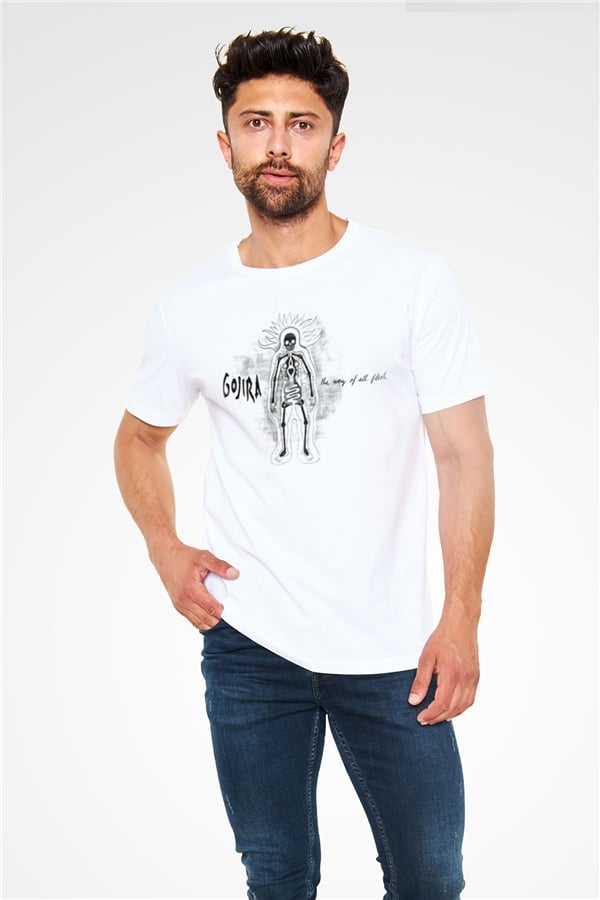 Gojira White Unisex T-Shirt