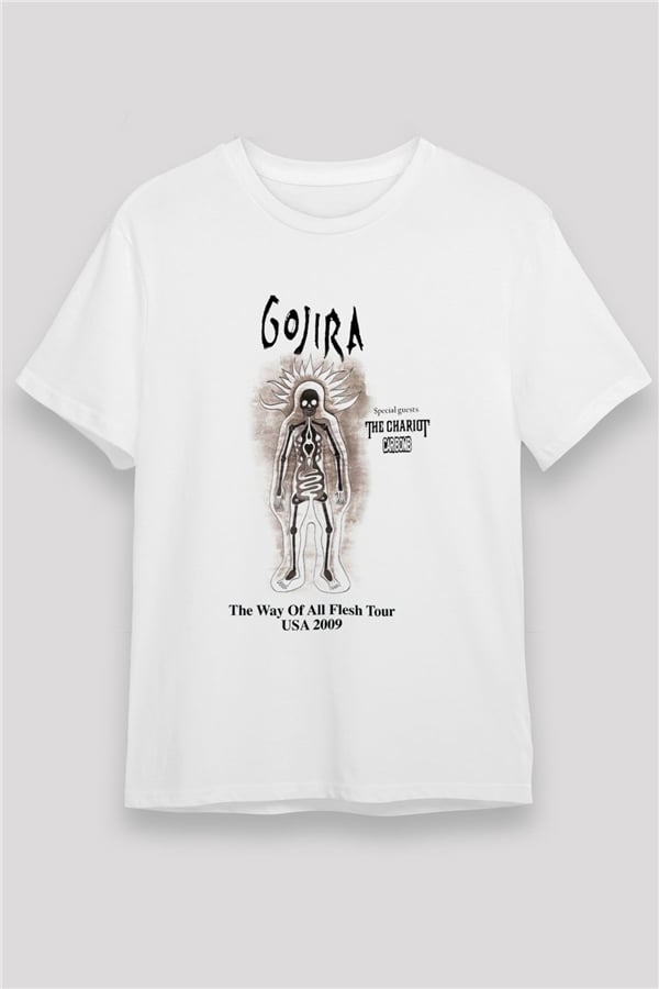 Gojira White Unisex T-Shirt