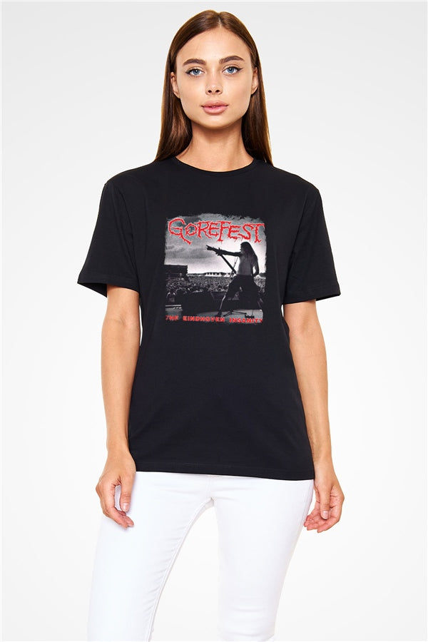 Gorefest Printed Unisex Black T-Shirt | Metal Music Tee