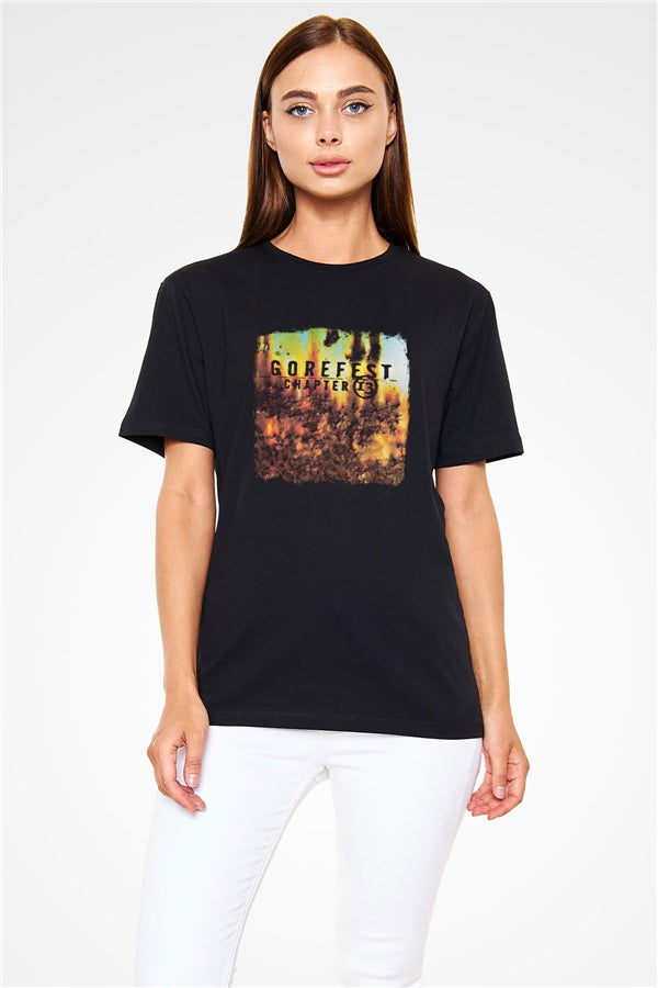 Gorefest Printed Unisex Black T-Shirt