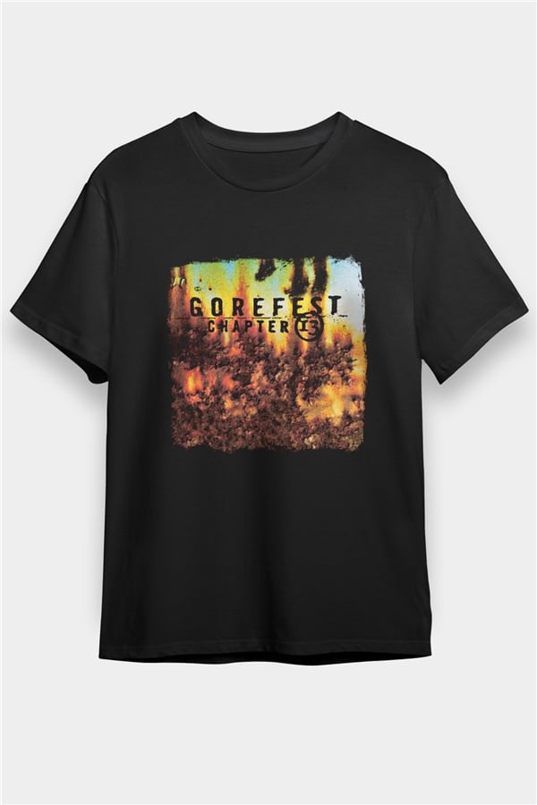 Gorefest Printed Unisex Black T-Shirt