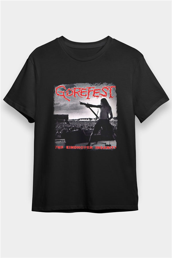 Gorefest Printed Unisex Black T-Shirt | Metal Music Tee