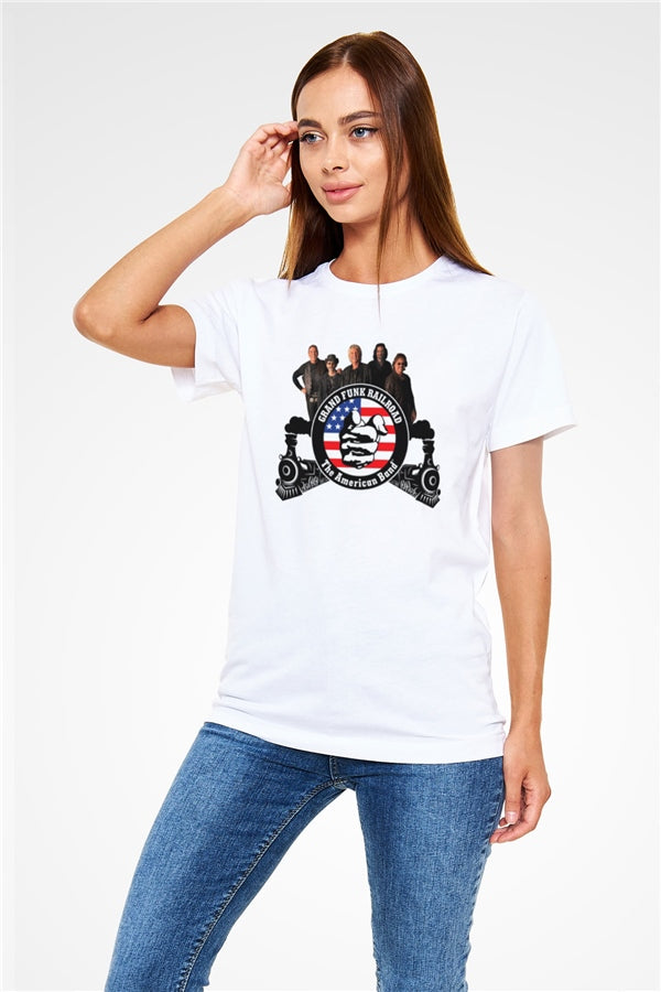 Grand Funk Railroad White Unisex T-Shirt