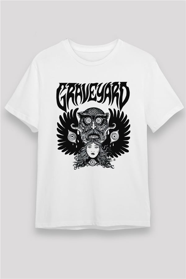 Graveyard White Unisex T-Shirt
