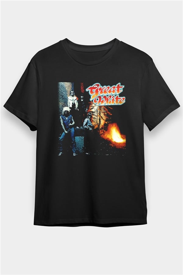 Great White Black Unisex T-Shirt