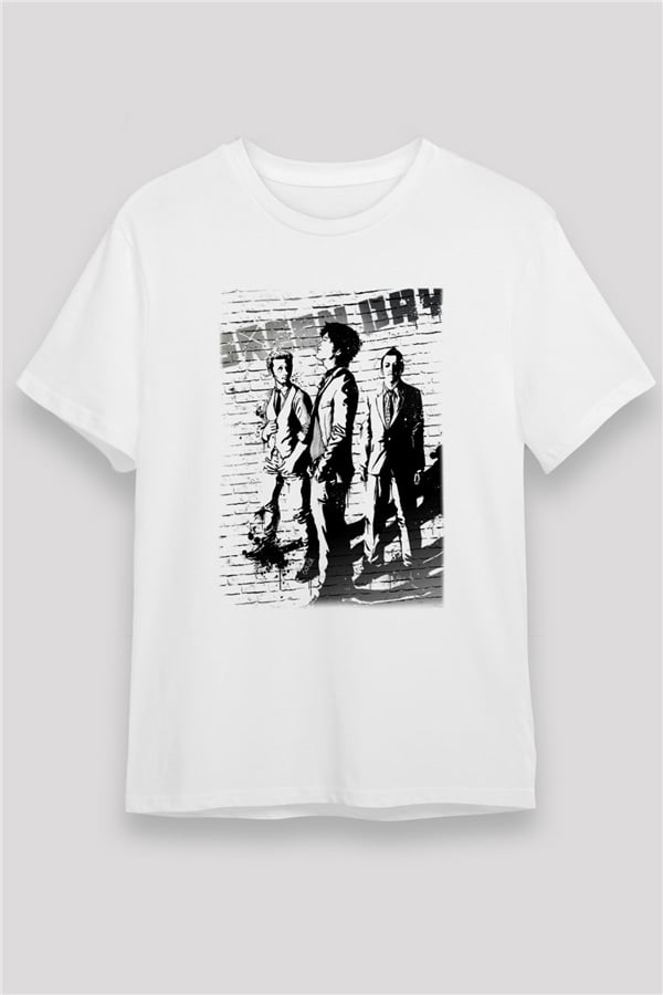 Green Day White Unisex T-Shirt