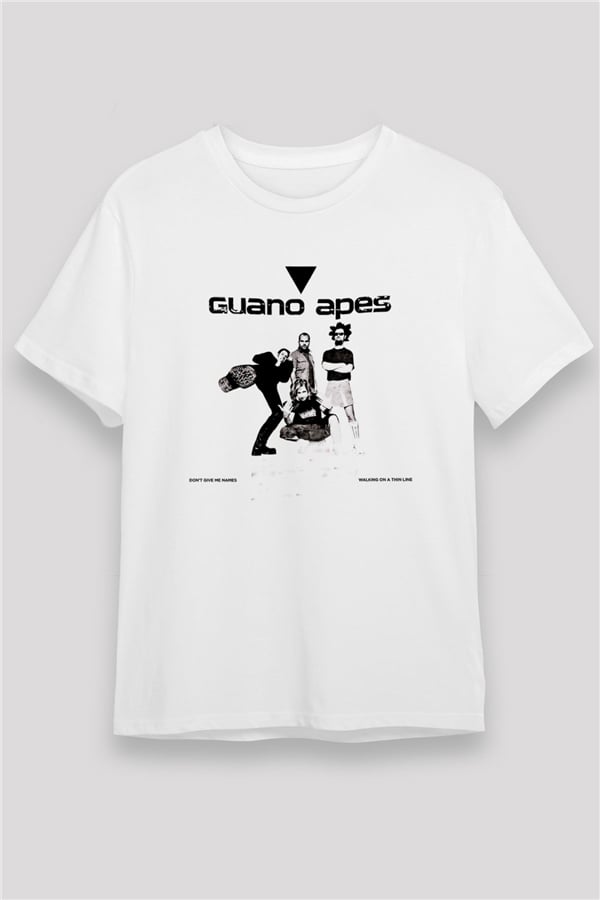 Guano Apes Printed Unisex White T-Shirt