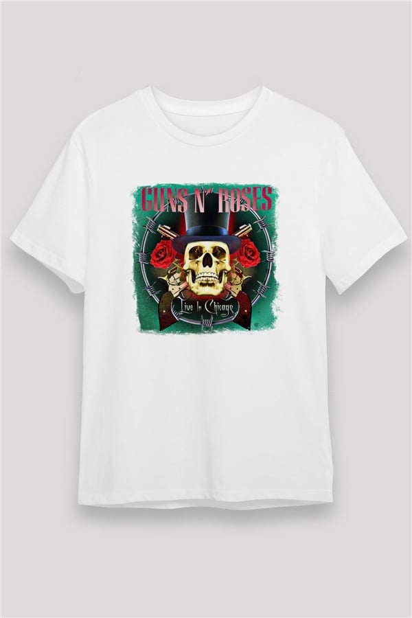 Guns N' Roses Printed Unisex White T-Shirt