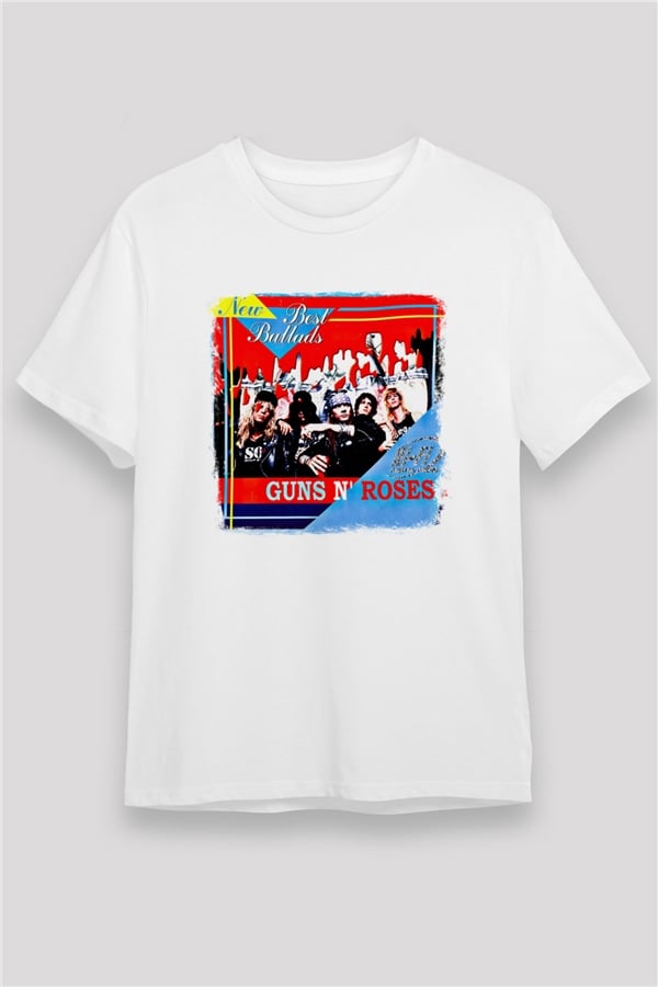 Guns N' Roses Printed Unisex White T-Shirt