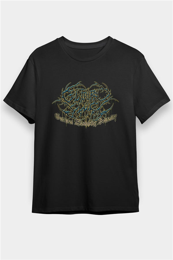 Guttural Slug Printed Unisex Black T-Shirt