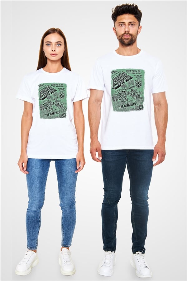Gwar Printed Unisex White T-Shirt