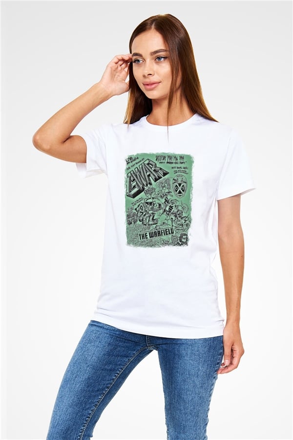 Gwar Printed Unisex White T-Shirt