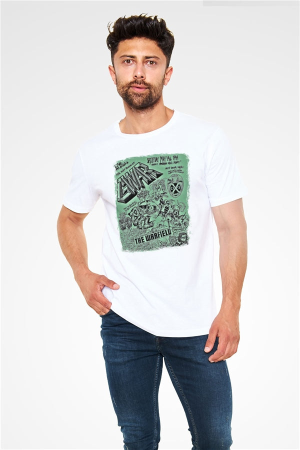 Gwar Printed Unisex White T-Shirt