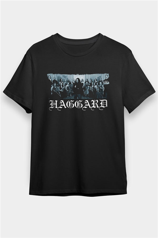 Haggard Printed Unisex Black T-Shirt