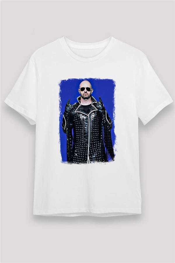 Halford Printed Unisex White T-Shirt