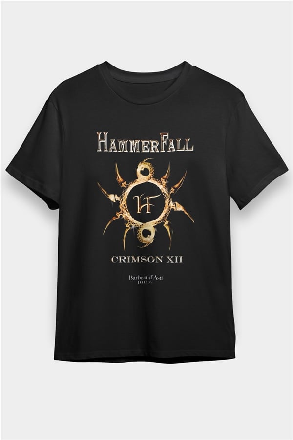 HammerFall Black Unisex T-Shirt