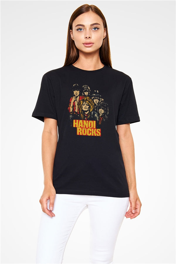 Hanoi Rocks Black Unisex T-Shirt