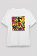 Happy Mondays Printed Unisex White T-Shirt