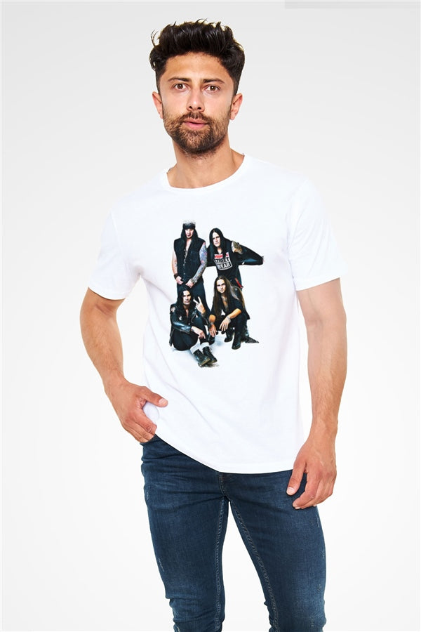 Hardcore Superstar Printed Unisex White T-Shirt