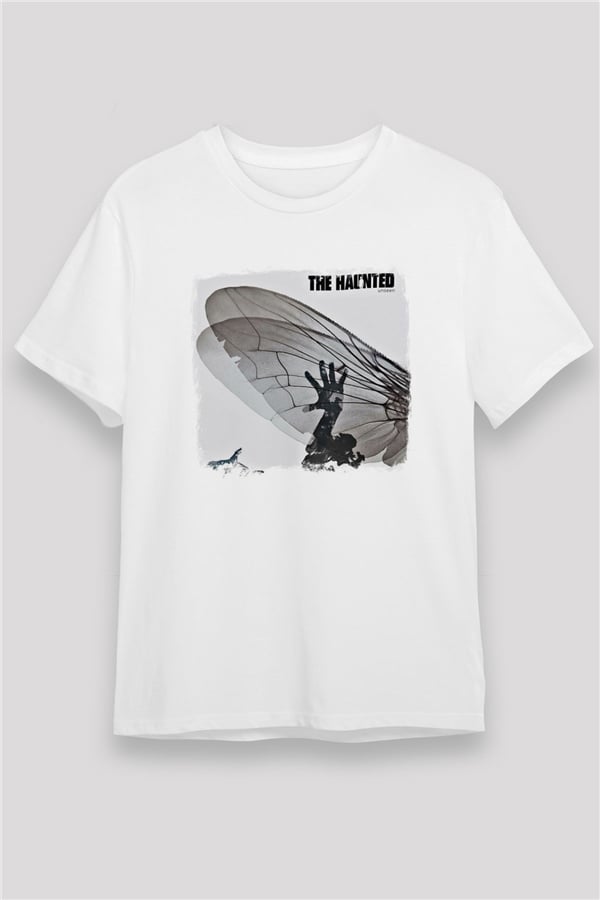 Haunted (The) Printed Unisex White T-Shirt