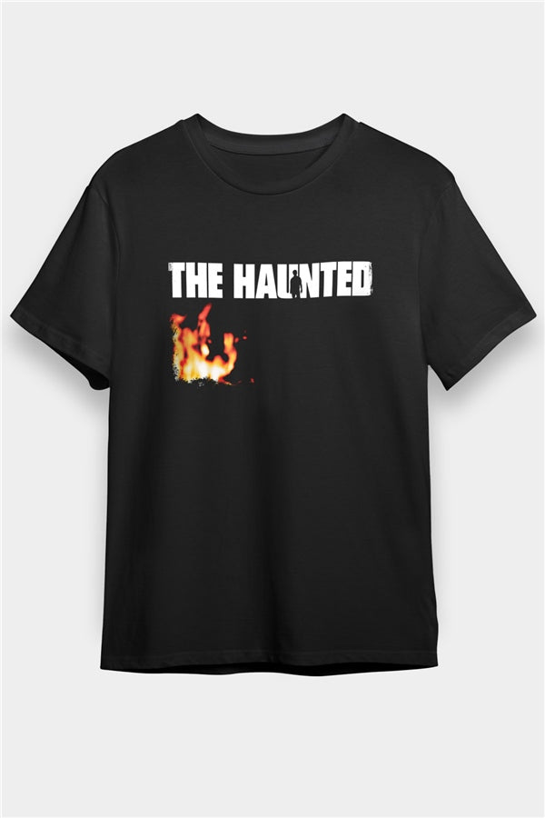 Haunted (The) Printed Unisex Black T-Shirt