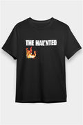 Haunted (The) Printed Unisex Black T-Shirt