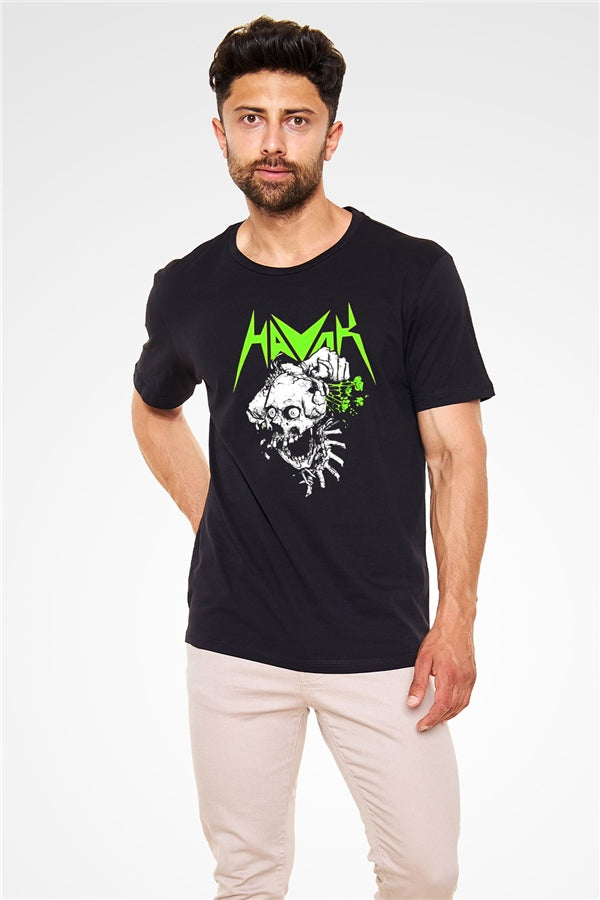 Havok Printed Unisex Black T-Shirt