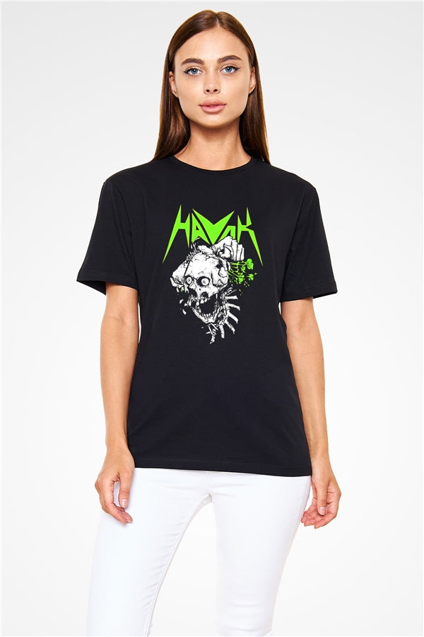 Havok Printed Unisex Black T-Shirt