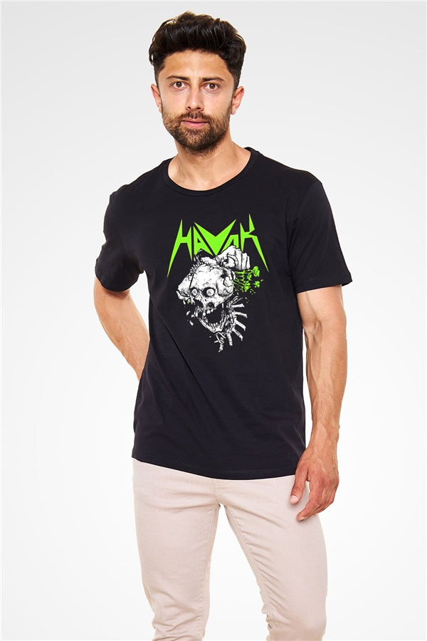 Havok Printed Unisex Black T-Shirt