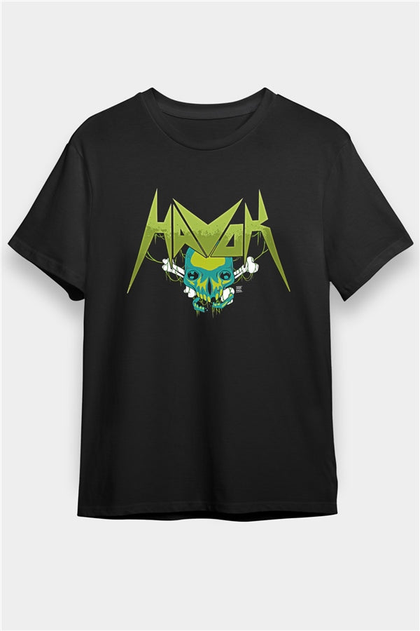 Havok Printed Unisex Black T-Shirt