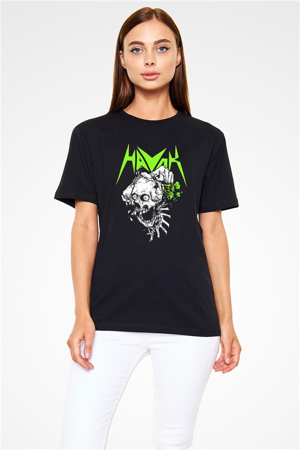 Havok Printed Unisex Black T-Shirt