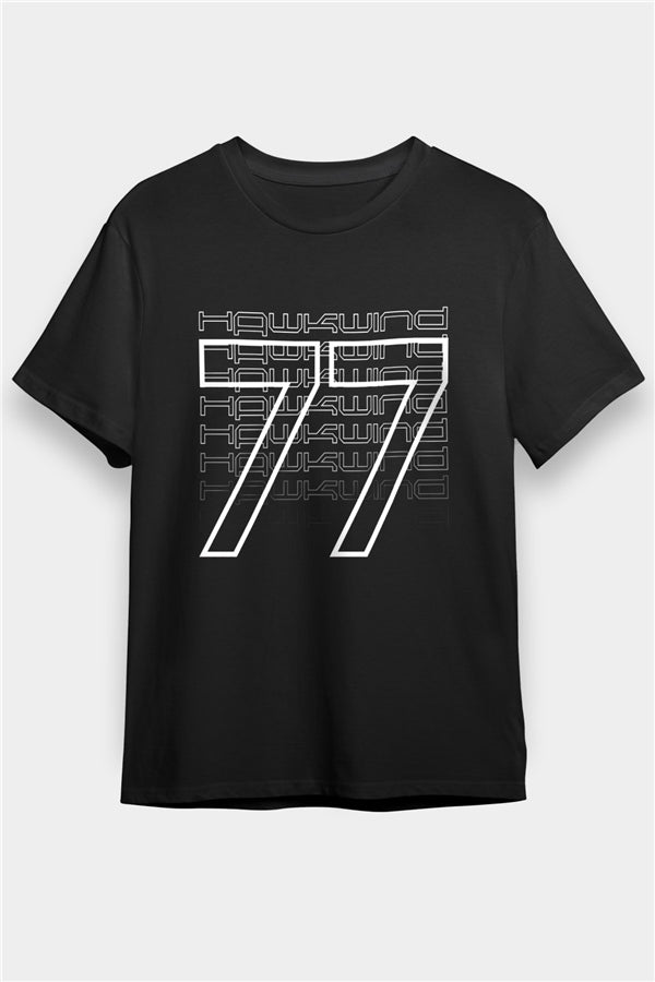 Hawkwind Printed Unisex Black T-Shirt