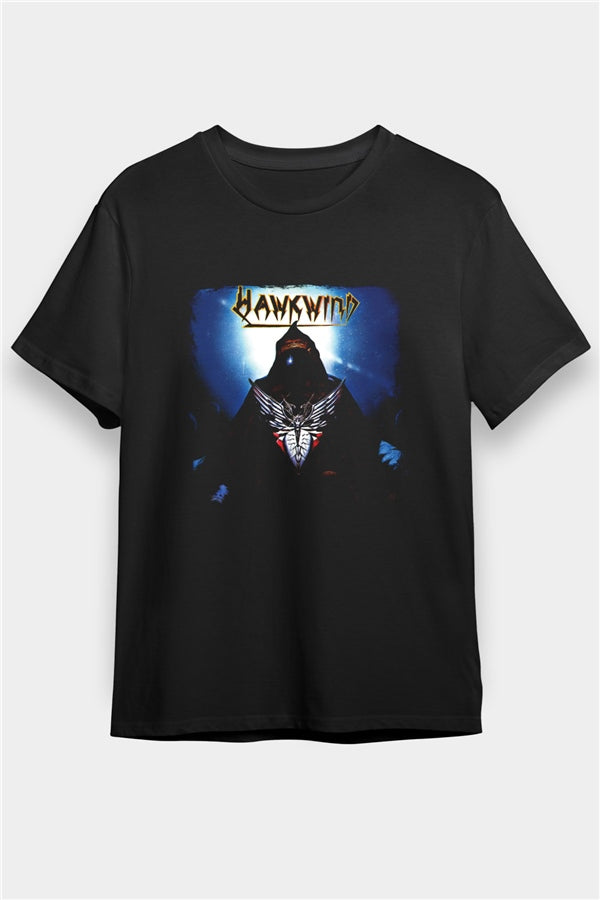Hawkwind Printed Unisex Black T-Shirt