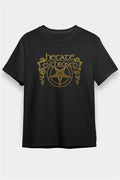 Hecate Enthroned Printed Unisex Black T-Shirt