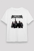 Hellyeah Print Unisex White T-Shirt